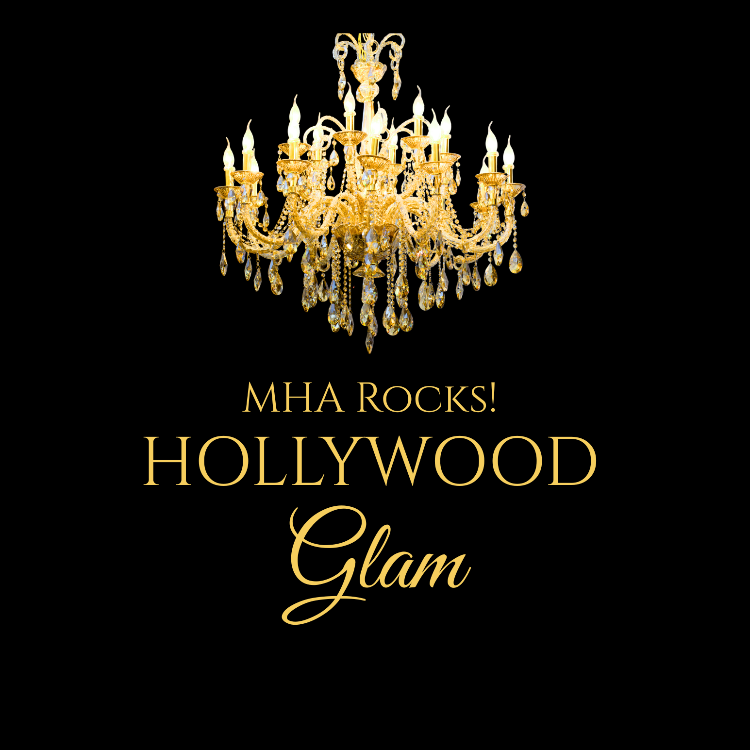 MHA Rocks! Hollywood Glam - logo